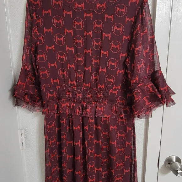 Marvel Scarlet Witch Crowns Allover Print Dress - BoxLunch Exclusive - Picture 9 of 9